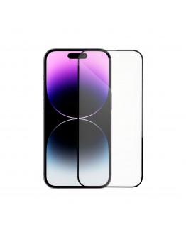 Стъклен протектор DeTech, за iPhone 16, 3D Full glue, 0.3mm, Черен - 52752