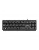 Natec Keyboard Trout US Layout Slim, Black
