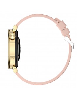 Смарт часовник Aurafit AM23, Amoled, Златист - 73128