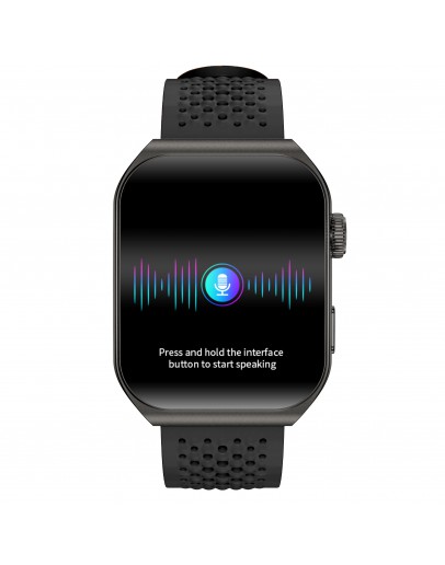 Смарт часовник Aurafit AM10B, Amoled, Черен - 73132