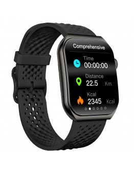 Смарт часовник Aurafit AM10B, Amoled, Черен - 73132