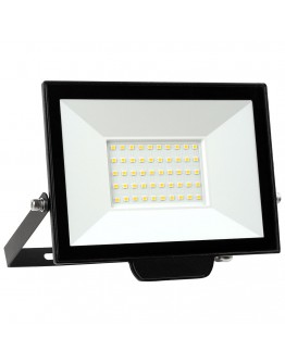 LED прожектор DeTech, 50W, 4000K, IP65, Черен - 77026