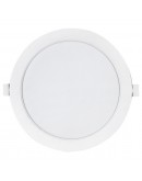 LED панел за вграждане DeTech, 18W, 4000K, Кръг, Бял - 77014
