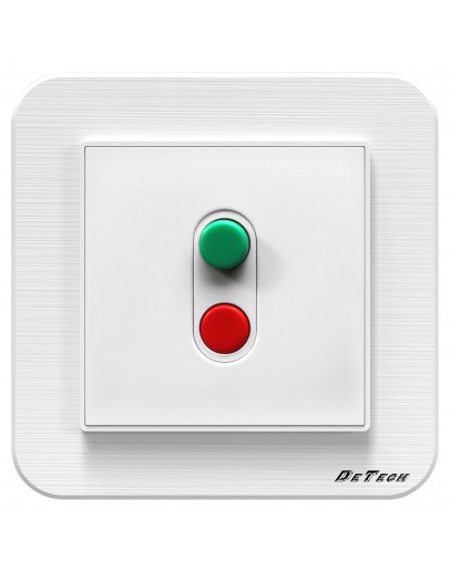 Ключ за бойлер DeTech DE-9223-AC, 20A, 250V, За вграждане, IP20, Бял - 75038