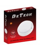 LED таванен плафон DeTech, 12W, 4000K, 1080lm, IP54, Кръг - 77010